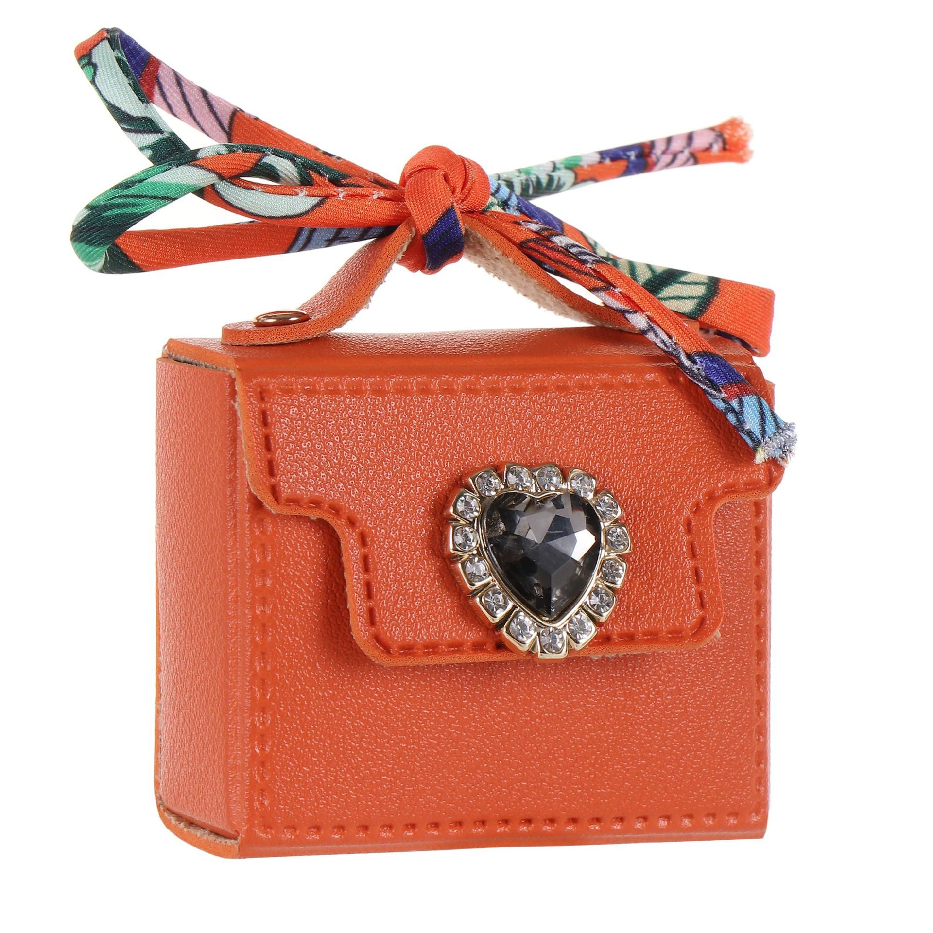 Wholesale Light Luxury Gray Leather Heart Bag Keychain Pendant With Rope Knot Stylish Fashion Accessory For Valentine S Gift And Boutique Resale