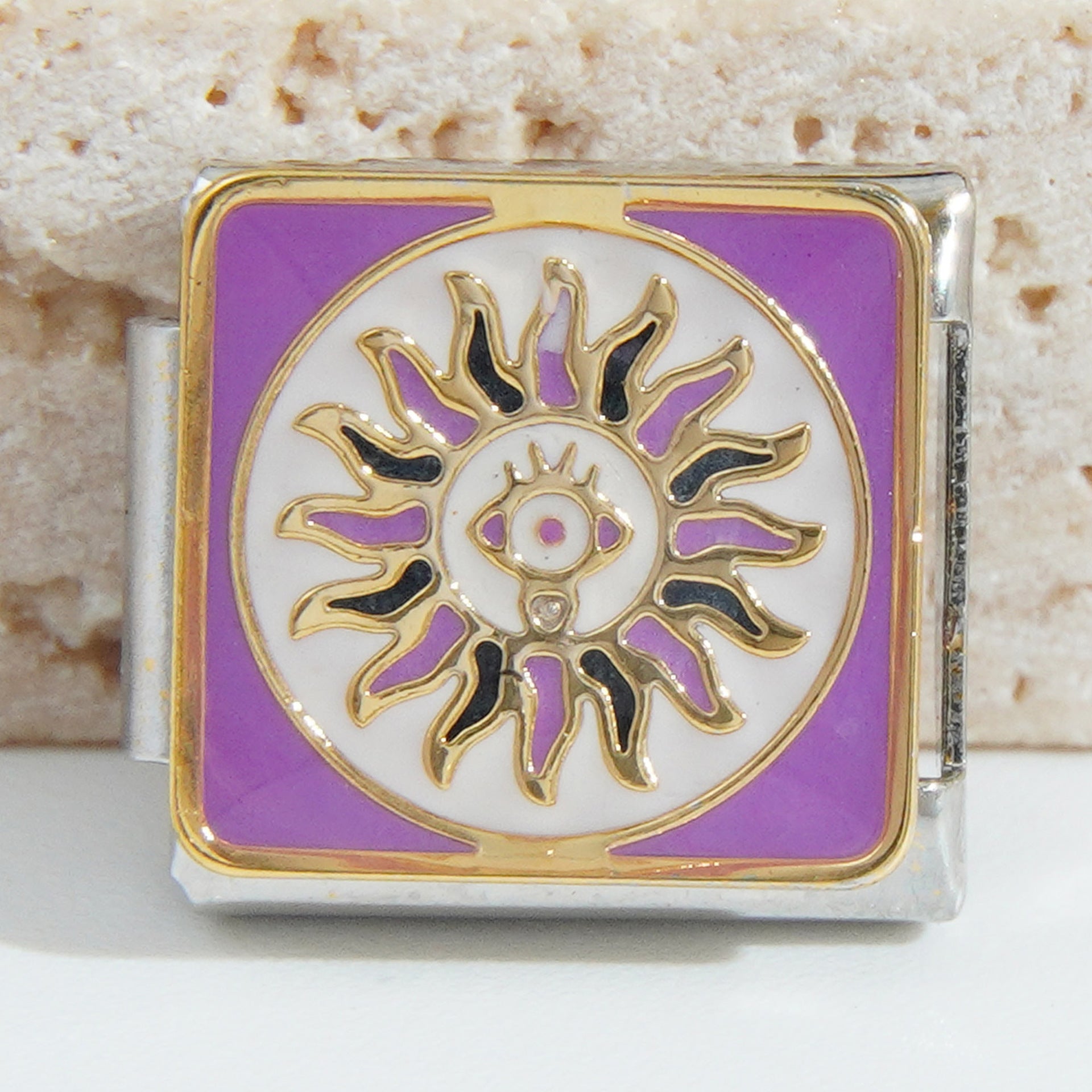 Wholesale Italian Charm Bracelet 9mm DIY Splicing Creative Pattern Stainless Steel Composable Bracelet