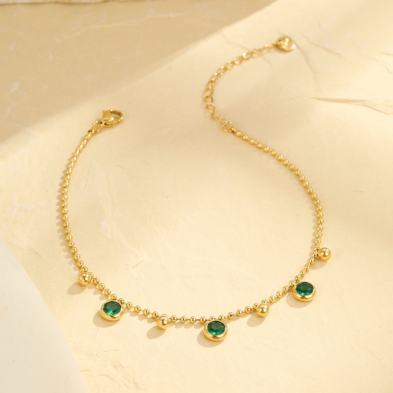 Wholesale tmulti-layer stainless steel anklet