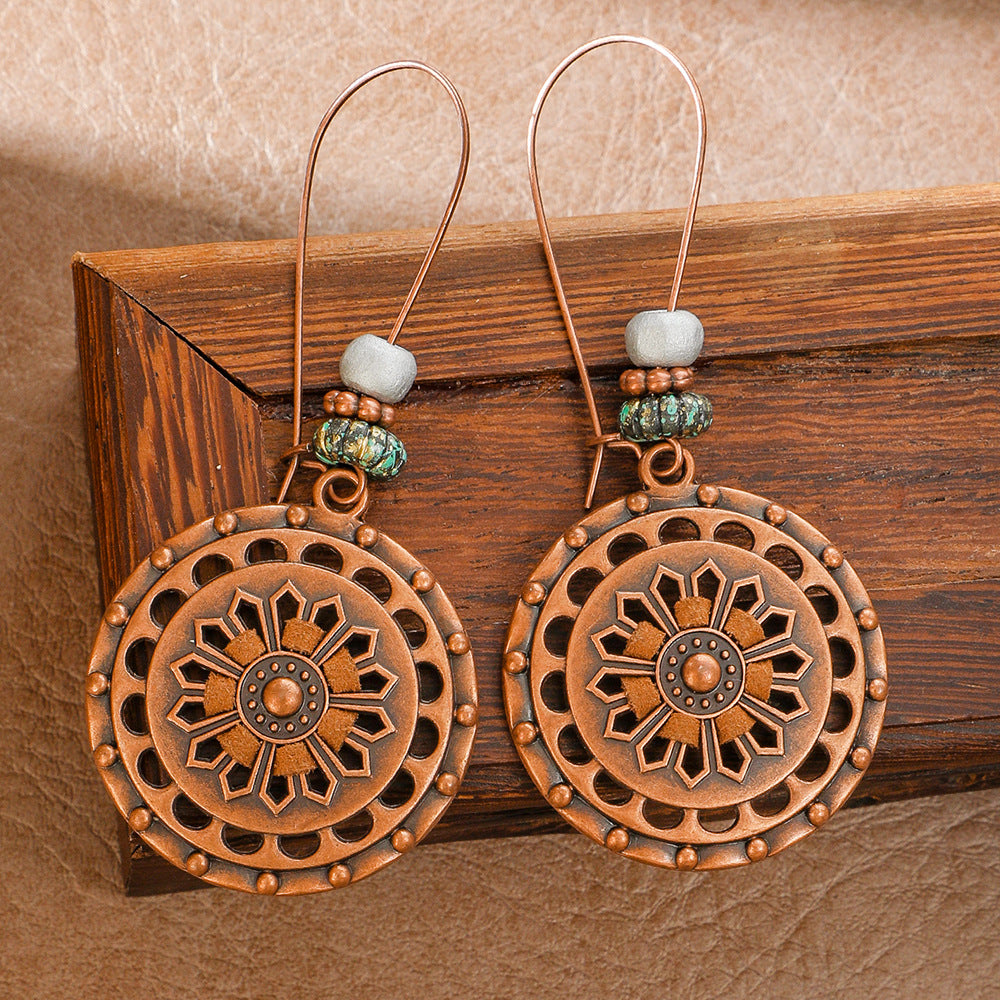 Wholesale Zinc Alloy Maillard Style Earrings Set