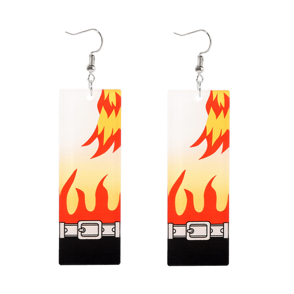 Wholesale Cartoon Anime Acrylic Earrings ACC-ES-ZhuoX001