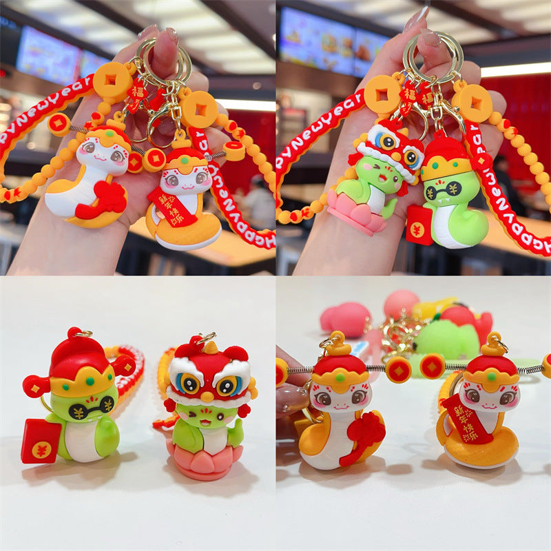 Wholesale Cartoon cute silicone keychain