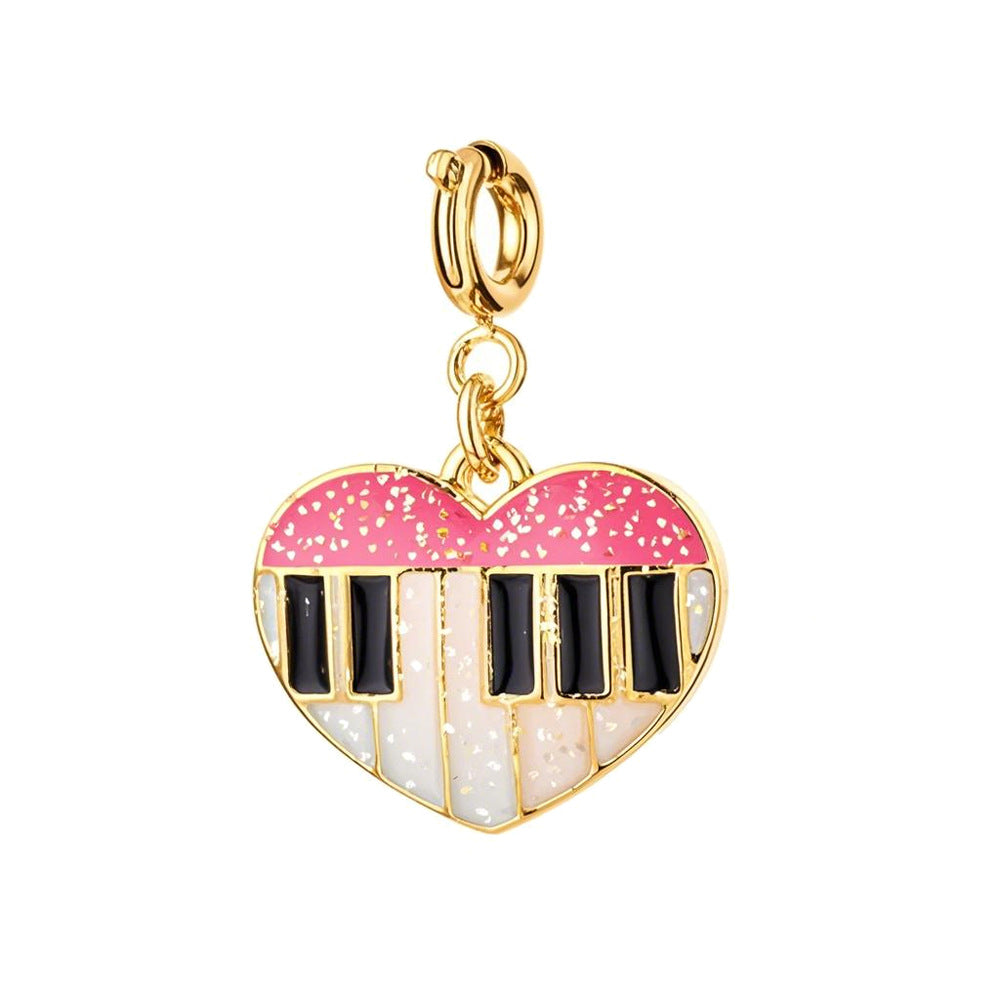 Wholesale love oil alloy spring key  Charms