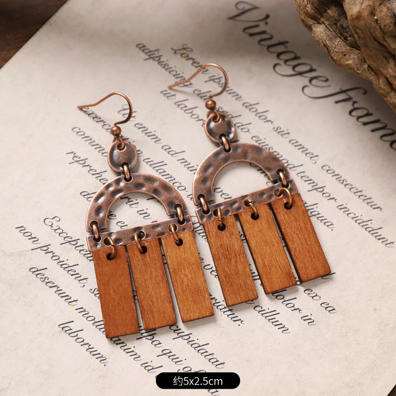 Wholesale Alloy Butterfly Bohemian Earrings Long Tassel Drop Earrings Fashion Accessory for Women Party Wear