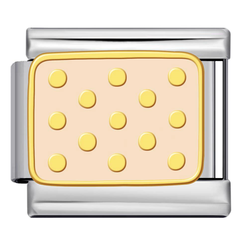 Wholesale Italian Charm Bracelet 9mm DIY  gold-plated enamel   Creative Stainless Steel Composable Bracelet