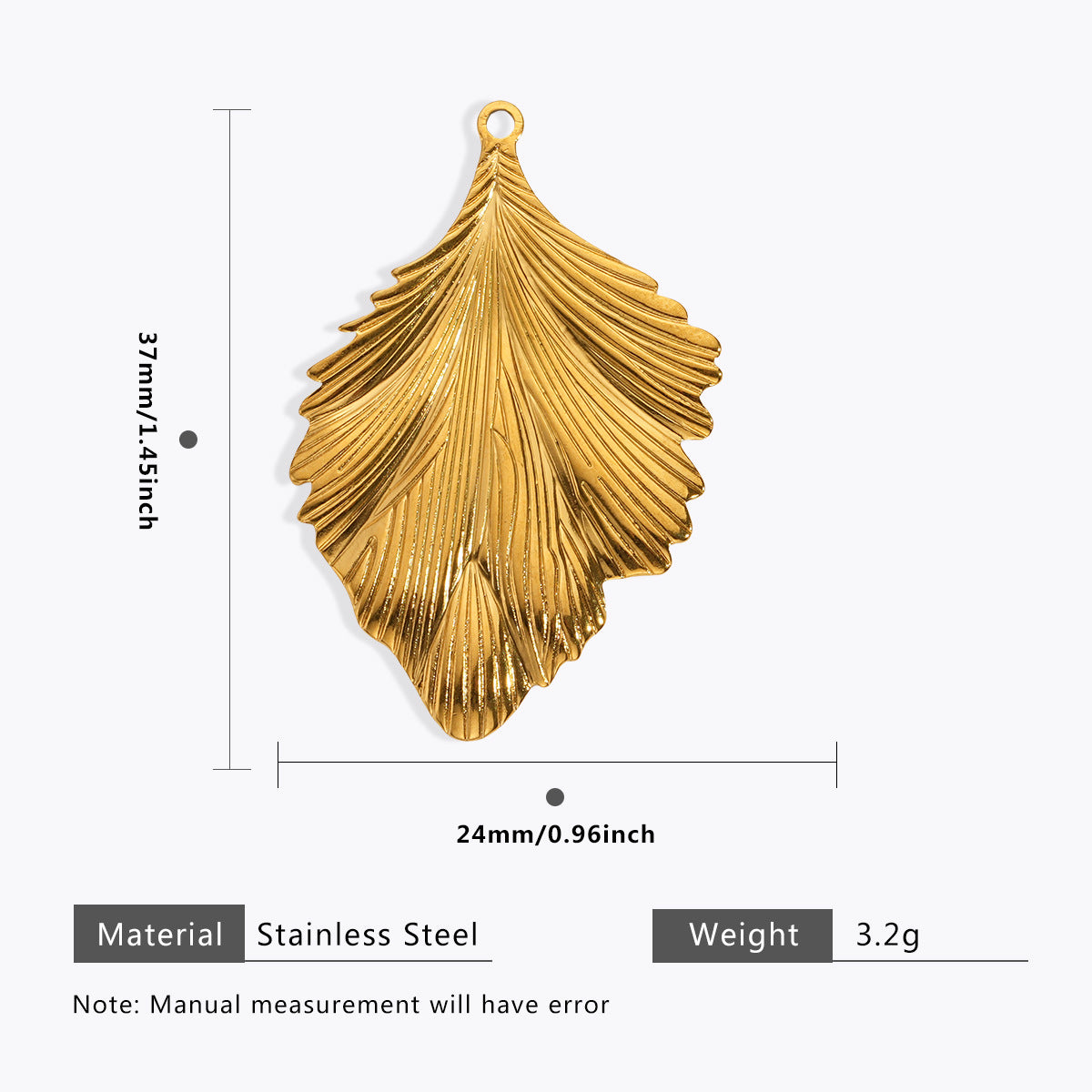 Wholesale 5pcs Stainless steel 18K vacuum plating color  flower pendant