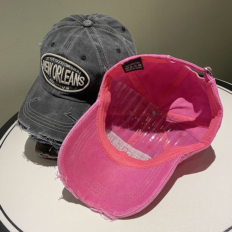 Wholesale  Letter Embroidered Cap Vintage  Baseball Cap