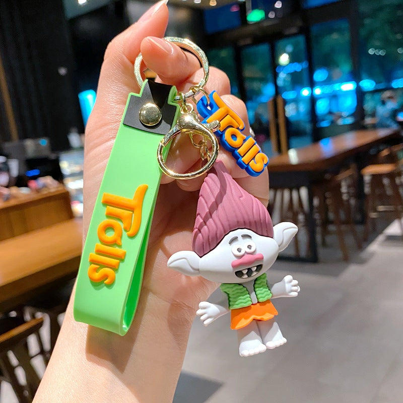 Wholesale Cartoon PVC Soft Glue Cute Keychain ACC-KC-XinShu019
