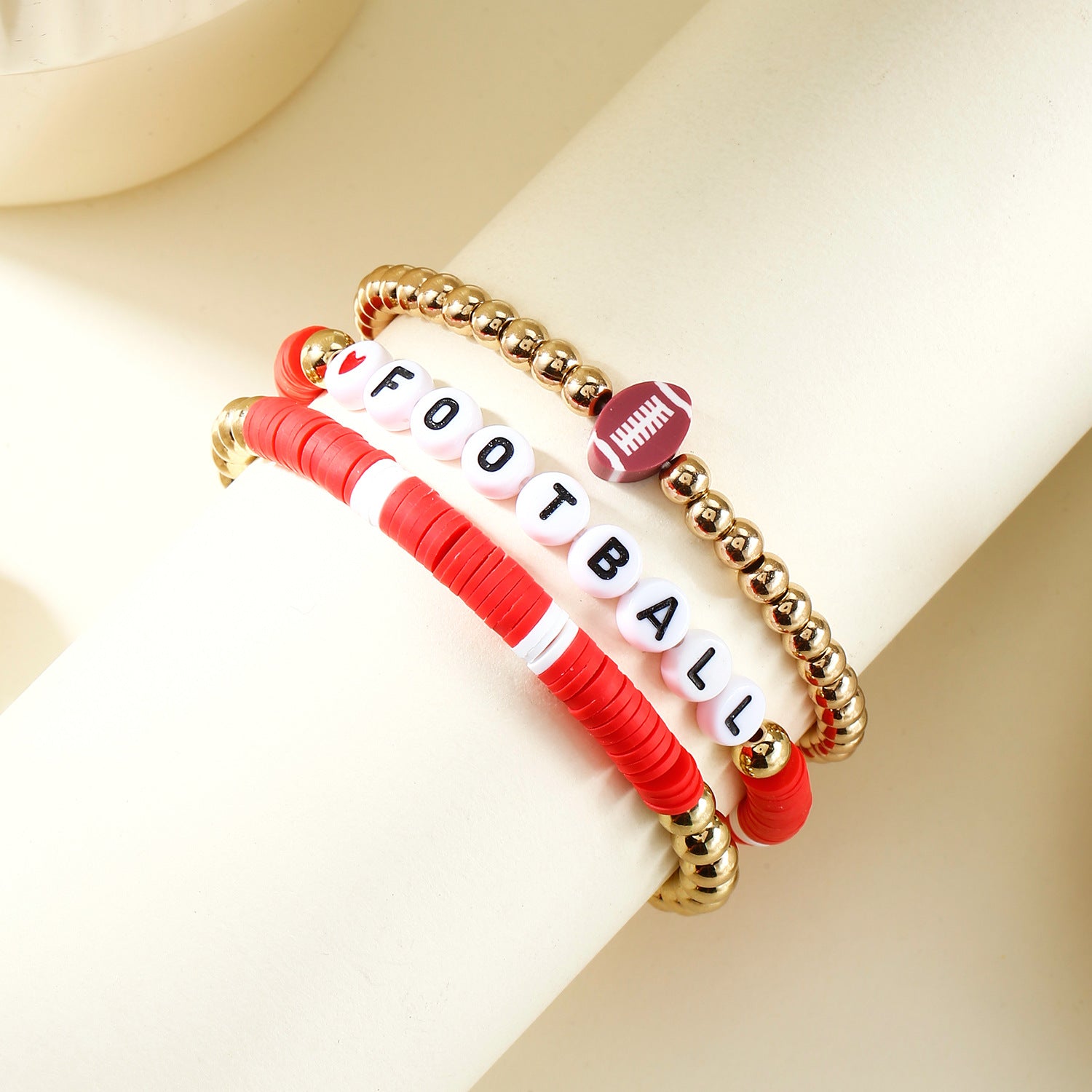 Wholesale  ball multi-layer bracelet soft ceramic bracelet