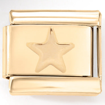 Wholesale Italian Charm Bracelet 9mm DIY Splicing Gold Plated Smiley Dolphin Stainless Steel Composable Bracelet