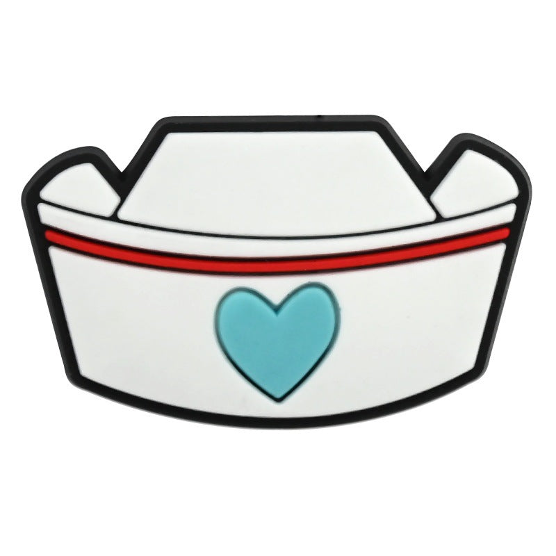 Wholesale Medical First Aid Theme PVC Shoe Charms For Clog Sandals DIY Decorative Everyday Chic Accessory For Resale