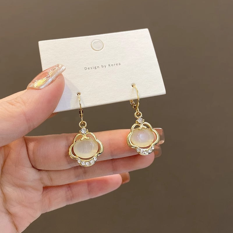 Wholesale S925 Cat's Eye Stone  Earrings