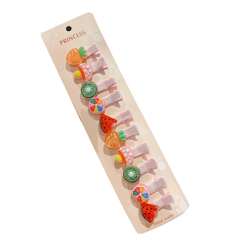 Wholesale Acrylic Cartoon cute  hairpin set