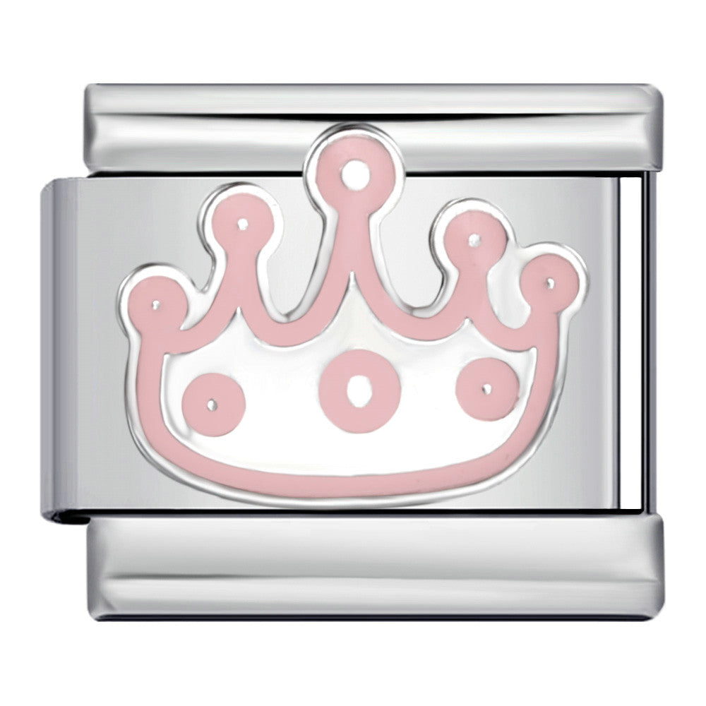 Wholesale Italian Module Bracelet Titanium Steel Welding Oil Dropping DIY Charms