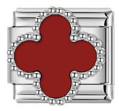 Wholesale Italian Charm Modules Four Leaf Clover for Bracelet Making Jewelry Accessory ACCVIP