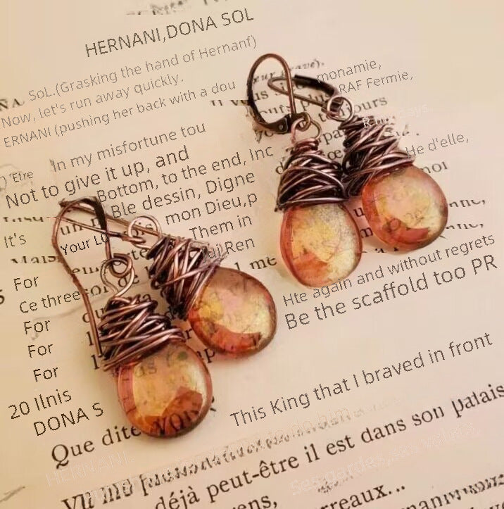 Wholesale Retro Style Purple Gem Bulb Shape Fashion Creative Ear Clip