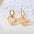 Wholesale Luxury Cut Out Stainless Steel 26 English Letter Earrings