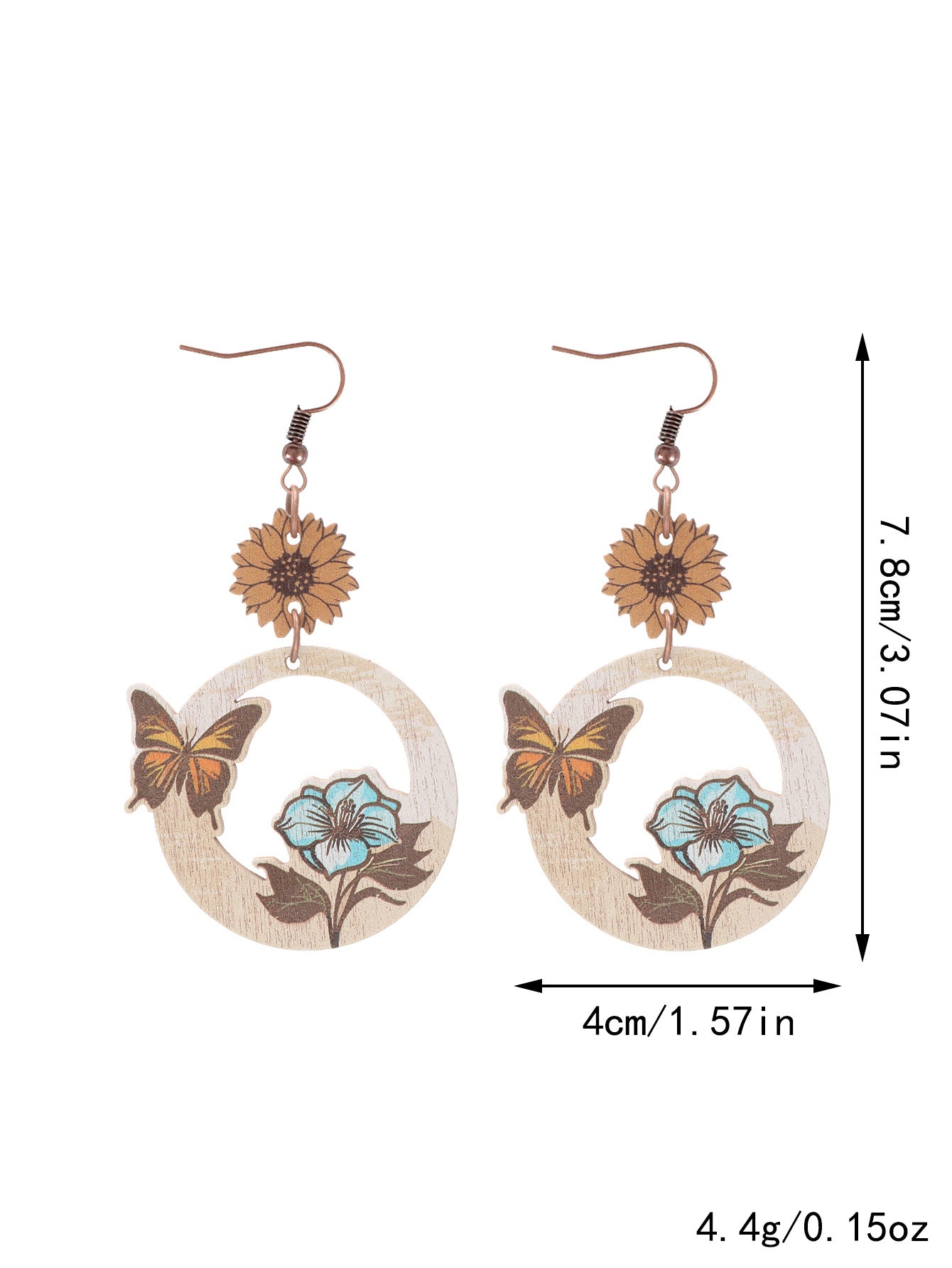 Wholesale  Western Style Wooden Earrings