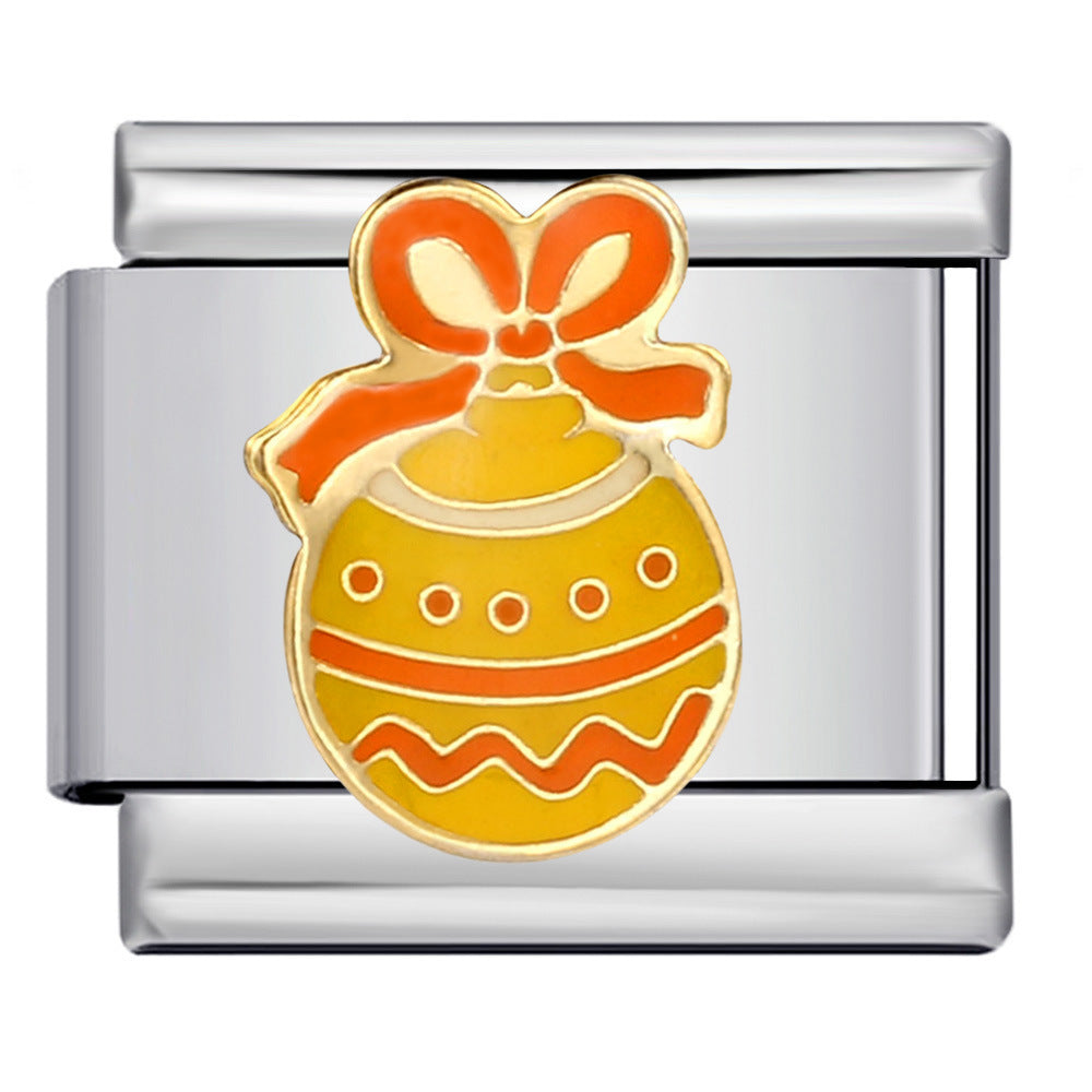 Wholesale  Italian Charm Bracelet 9mm DIY Christmas Series Creative Stainless Steel Composable Bracelet