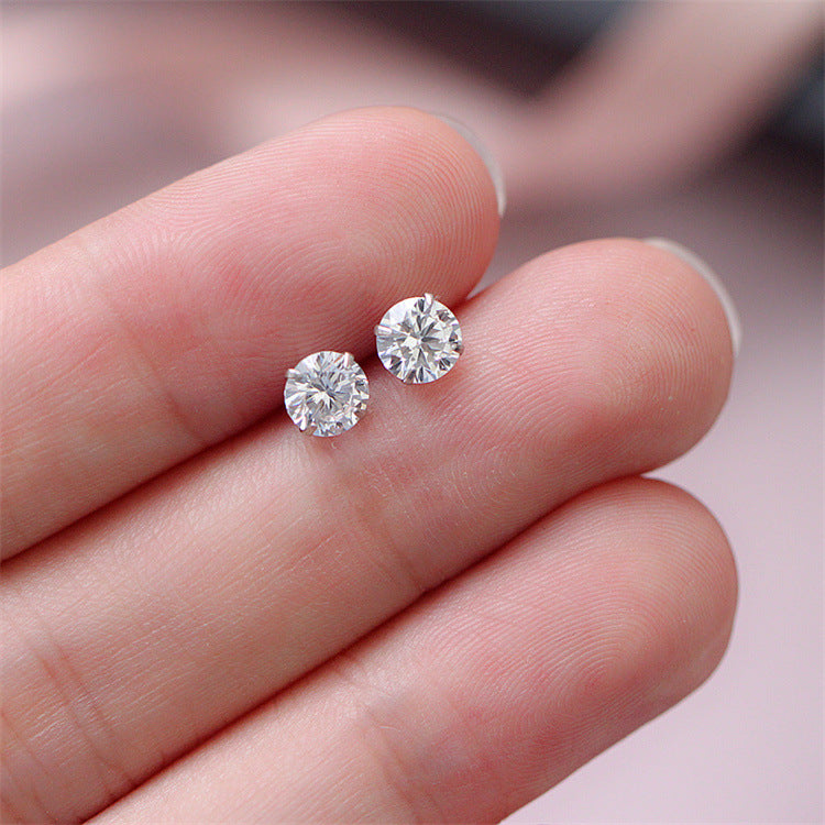 Wholesale Sterling Versatile Mini Zirconia Stud Earrings