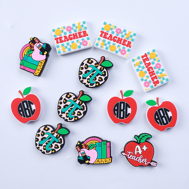 Wholesale 20pcsTeacher Series  Focal Beads DIY Bead Accessories