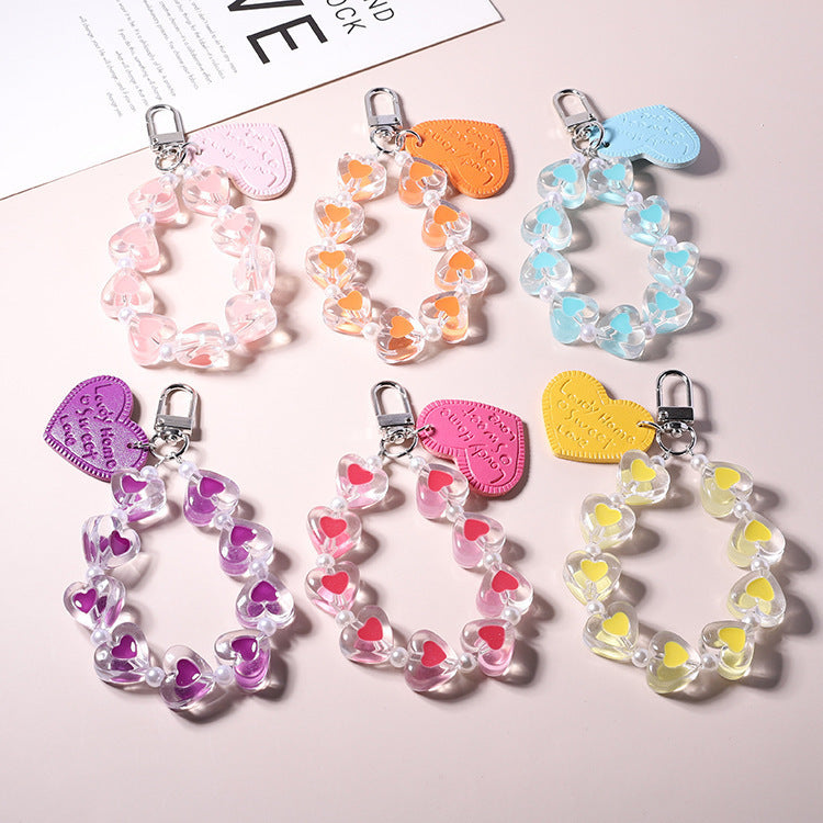 Wholesale Transparent Letter Heart phone stand