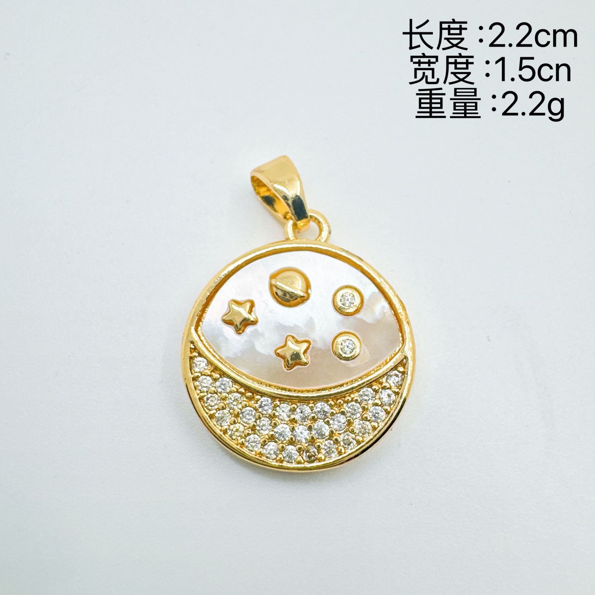 Wholesale Gold Plated Copper Star Pendant Necklace Chic Fashion Accessory for Women