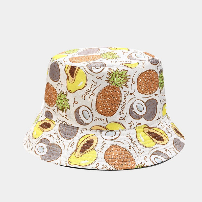 Wholesale fruit pattern bucket hat