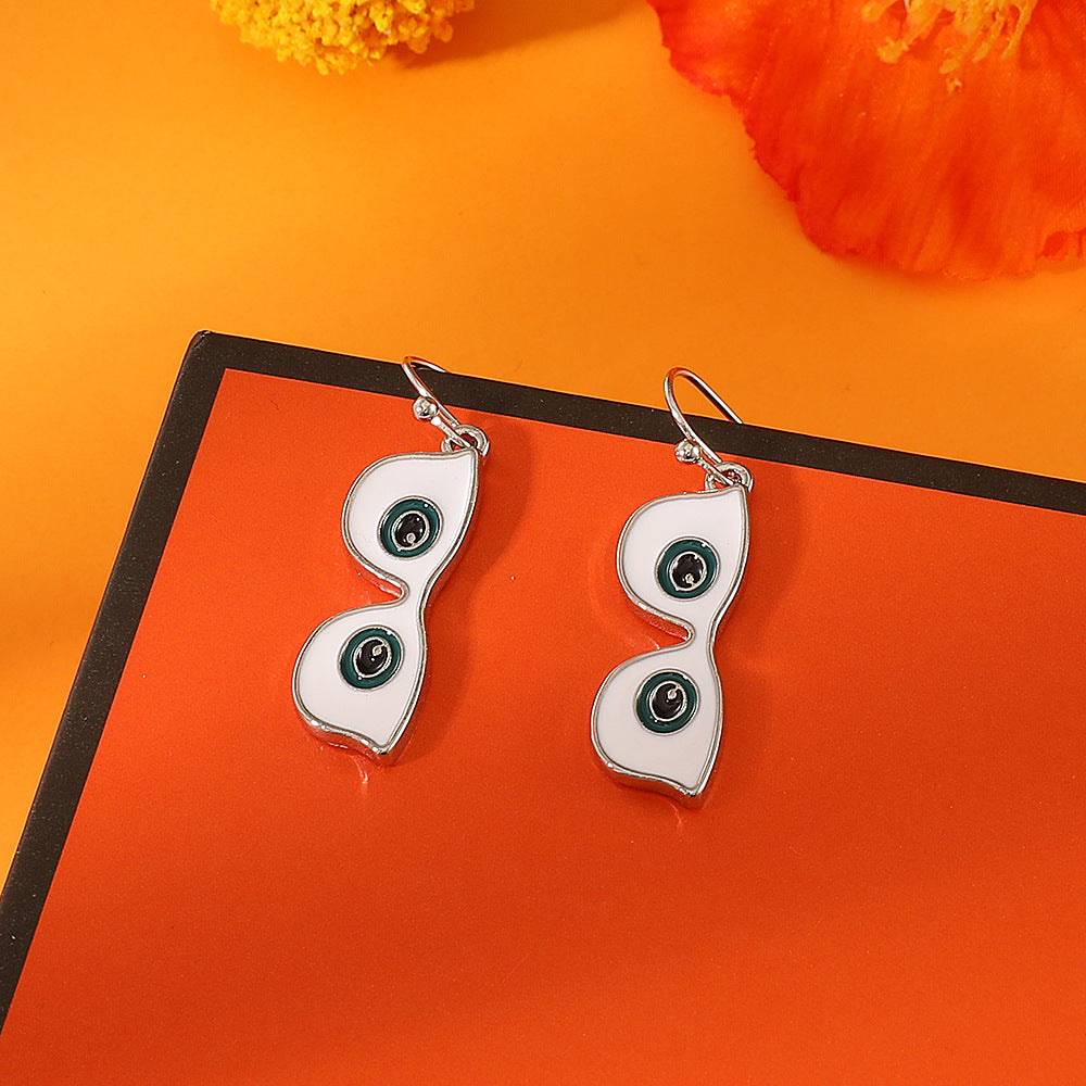 Wholesale  Pumpkin Skull Earrings for Party Wear Fashion Jewelry Accessory
