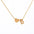 Wholesale light luxury love 18K gold stainless steel 26 letters necklace