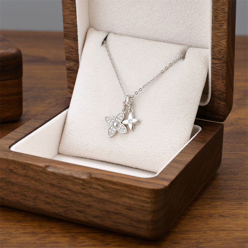 Wholesale Silver Titanium Steel Necklace ACC-NE-Quanx005