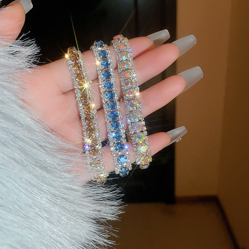 Wholesale Light Luxury High-end Diamond Geometric Buckle Bracelet ACC-BT-JingQiao003