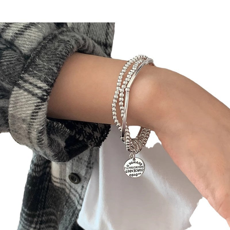 Wholesale 925 Sterling Silver Round Brand Bracelet