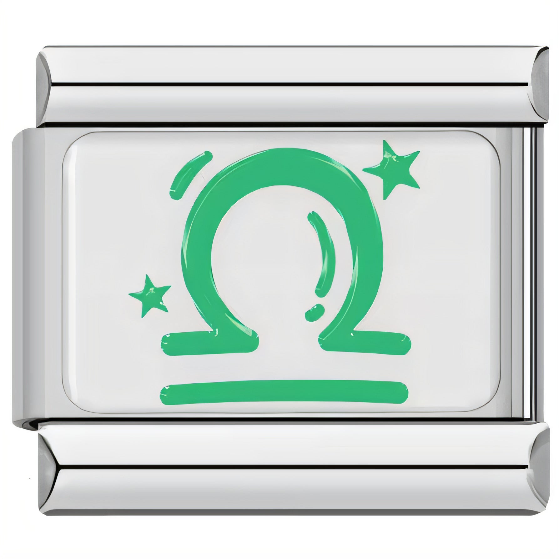 Bracelet de charme italien en gros 9 mm Symbole de zodiaque DIY Symbole en acier inoxydable