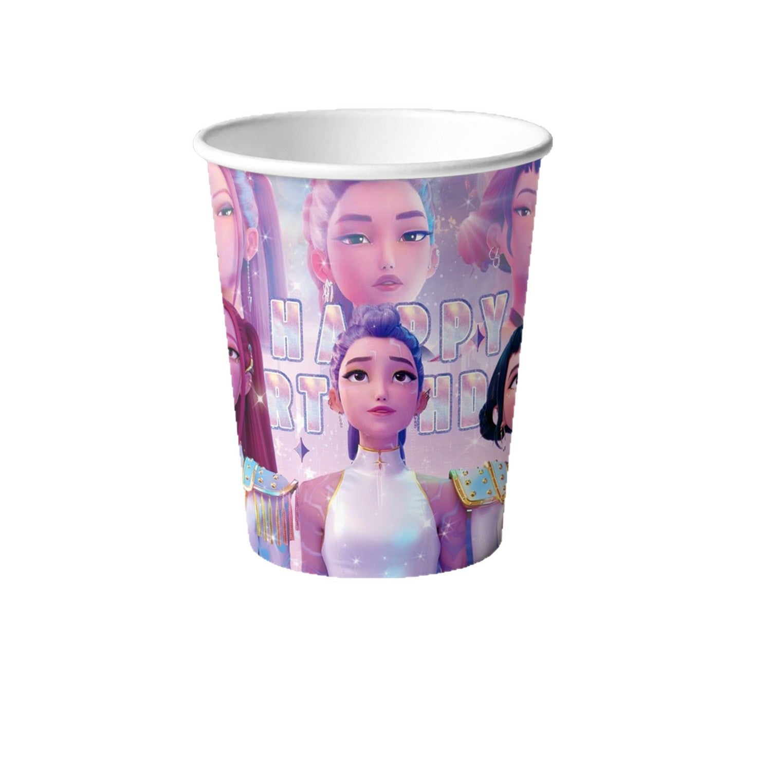 Wholesale KPOP  birthday party decoration tableware supplies atmosphere layout five-piece set kpop