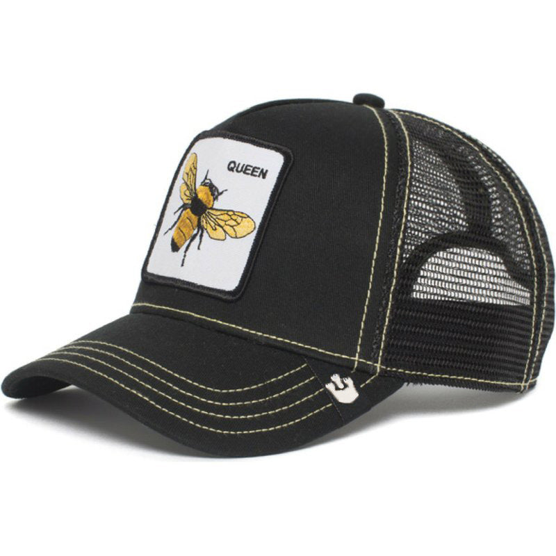 Wholesale Cartoon Animal Sun Protection Mesh Embroidery Hat Baseball Cap ACC-HT-JingKun007