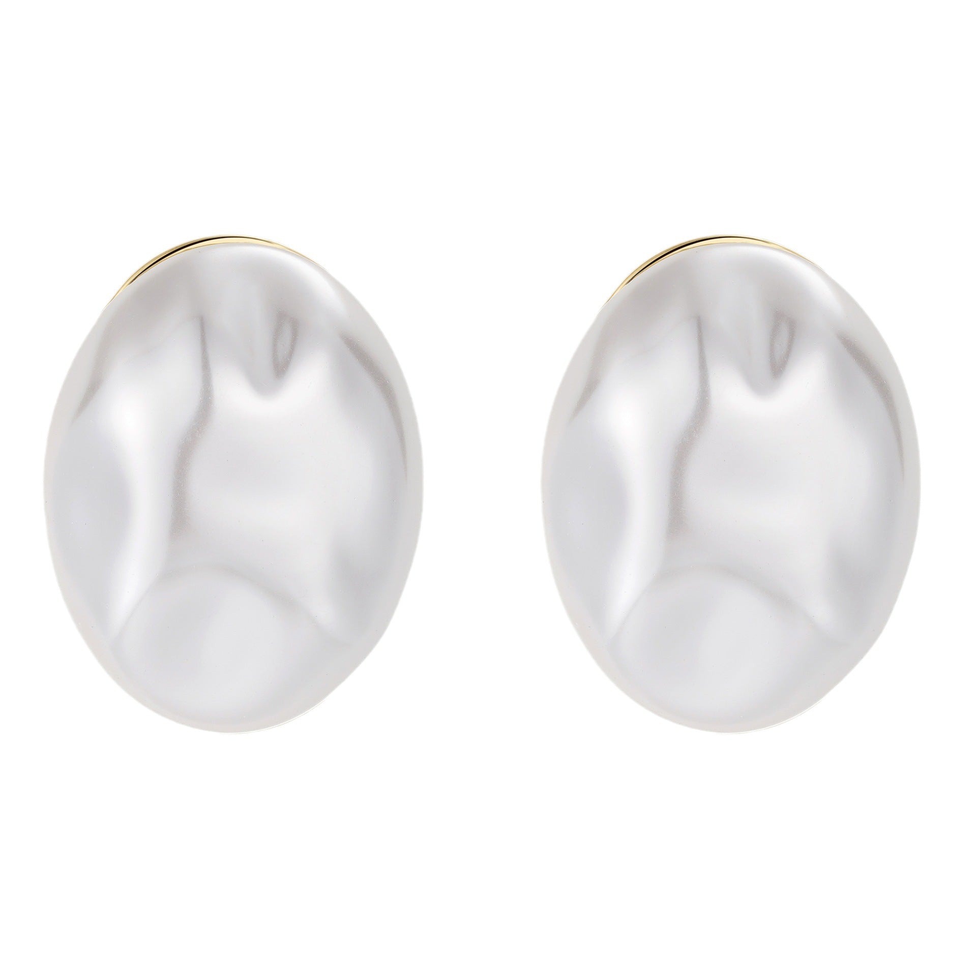 Wholesale white pearl earrings
