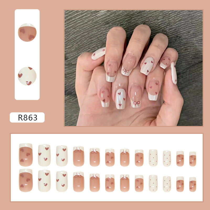 Wholesale 24 Pieces/box Love Nails Kits Nail Stickers
