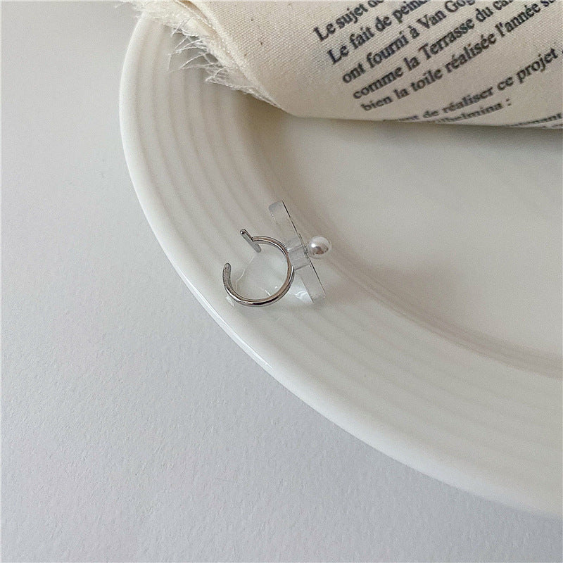 Wholesale fashion mirror windmill ear bone clip retro earrings