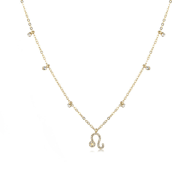 Wholesale Stainless Steel Necklace 12 Constellation Necklaces ACC-NE-YunHe001