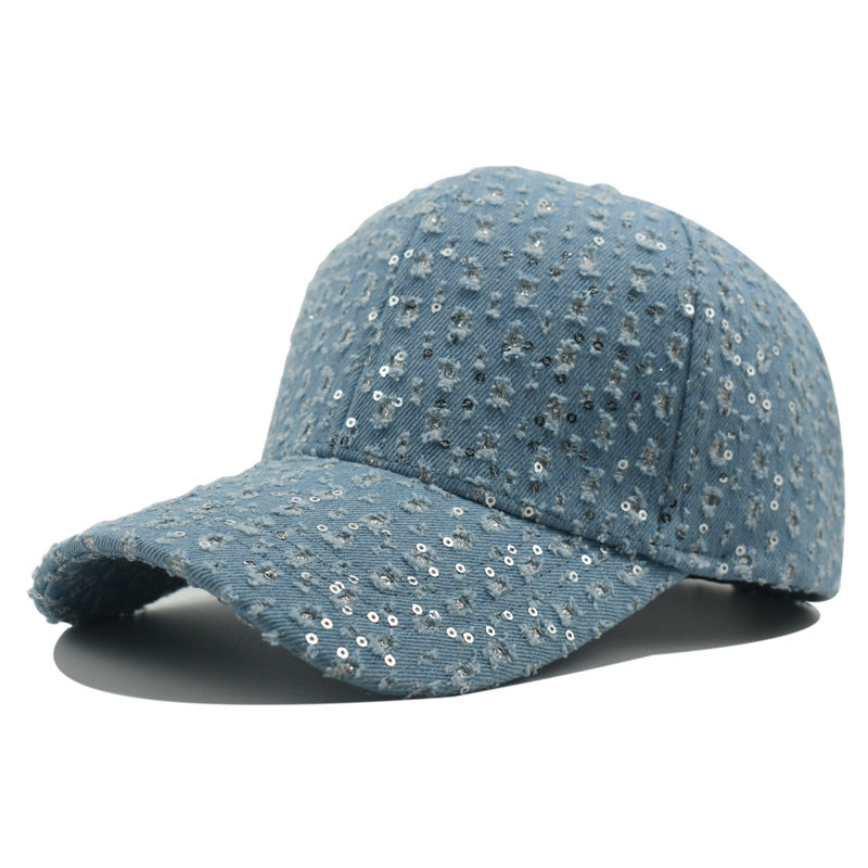 Wholesale Sequin Baseball Cap Fashion Casual All-match Cap