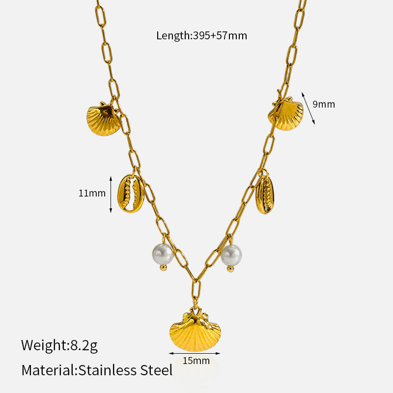 Wholesale Stainless Steel Marine Series High-End Necklace