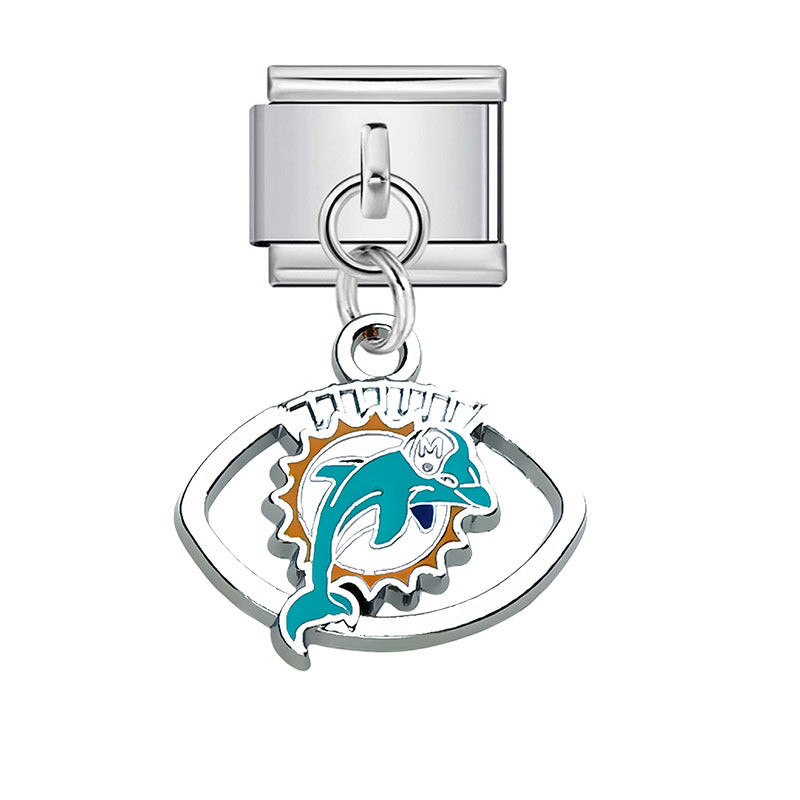 Wholesale Italian Modular Pendant Detachable Stainless Steel DIY Jewelry Accessory