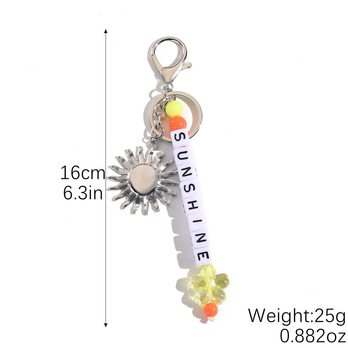 Wholesale Acrylic Beaded Dolphin Keychain With Colorful Alphabet Charms Chic Car Key Accessory Gift