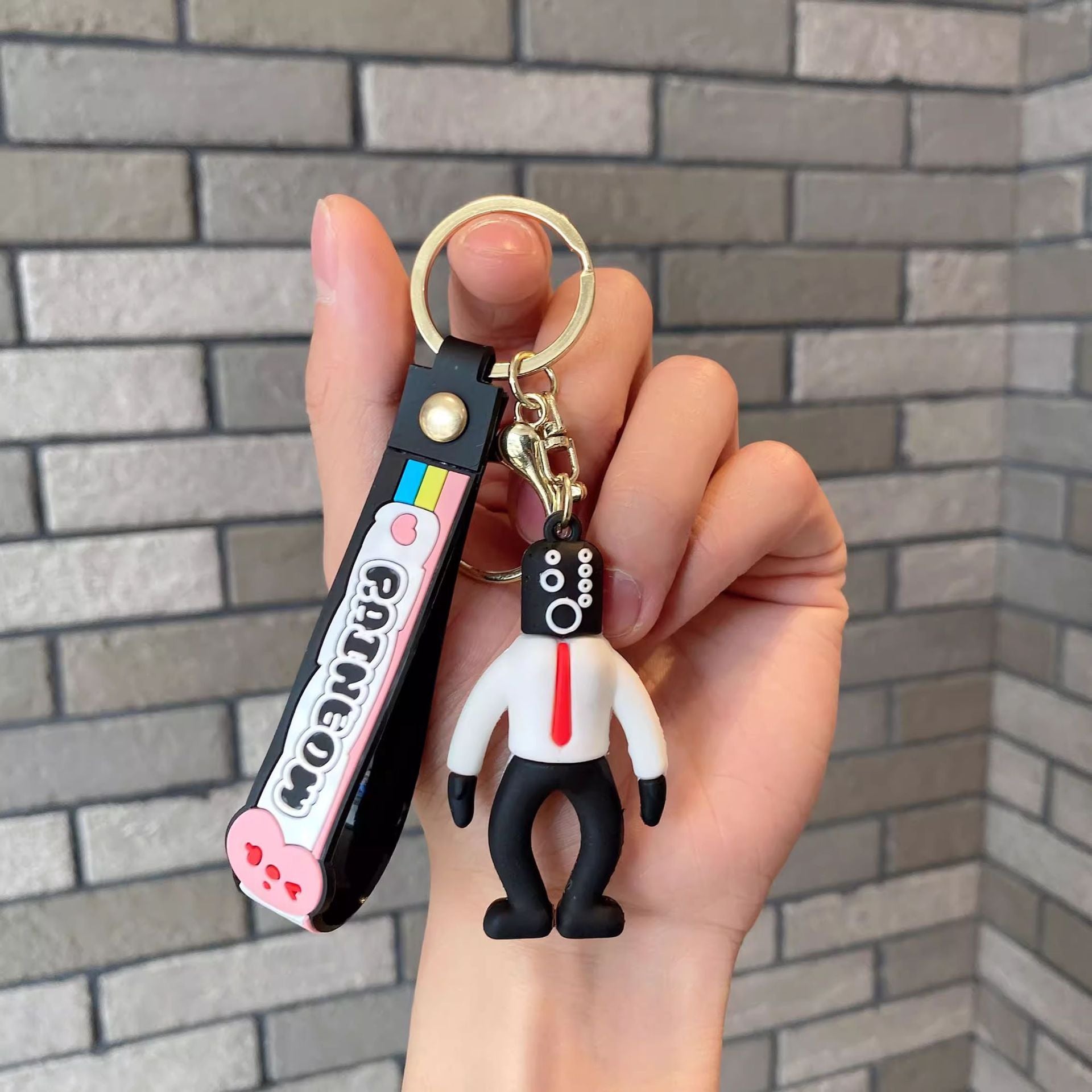 Wholesale Cartoon Cute Silicone Keychain ACC-KC-Lanb007