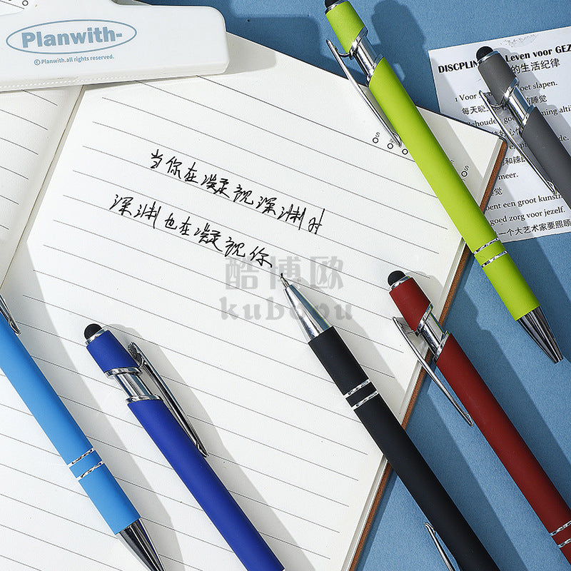 Wholesale Metal Press Aluminum Rod Capacitive Touch Screen Meiji Ballpoint Pen