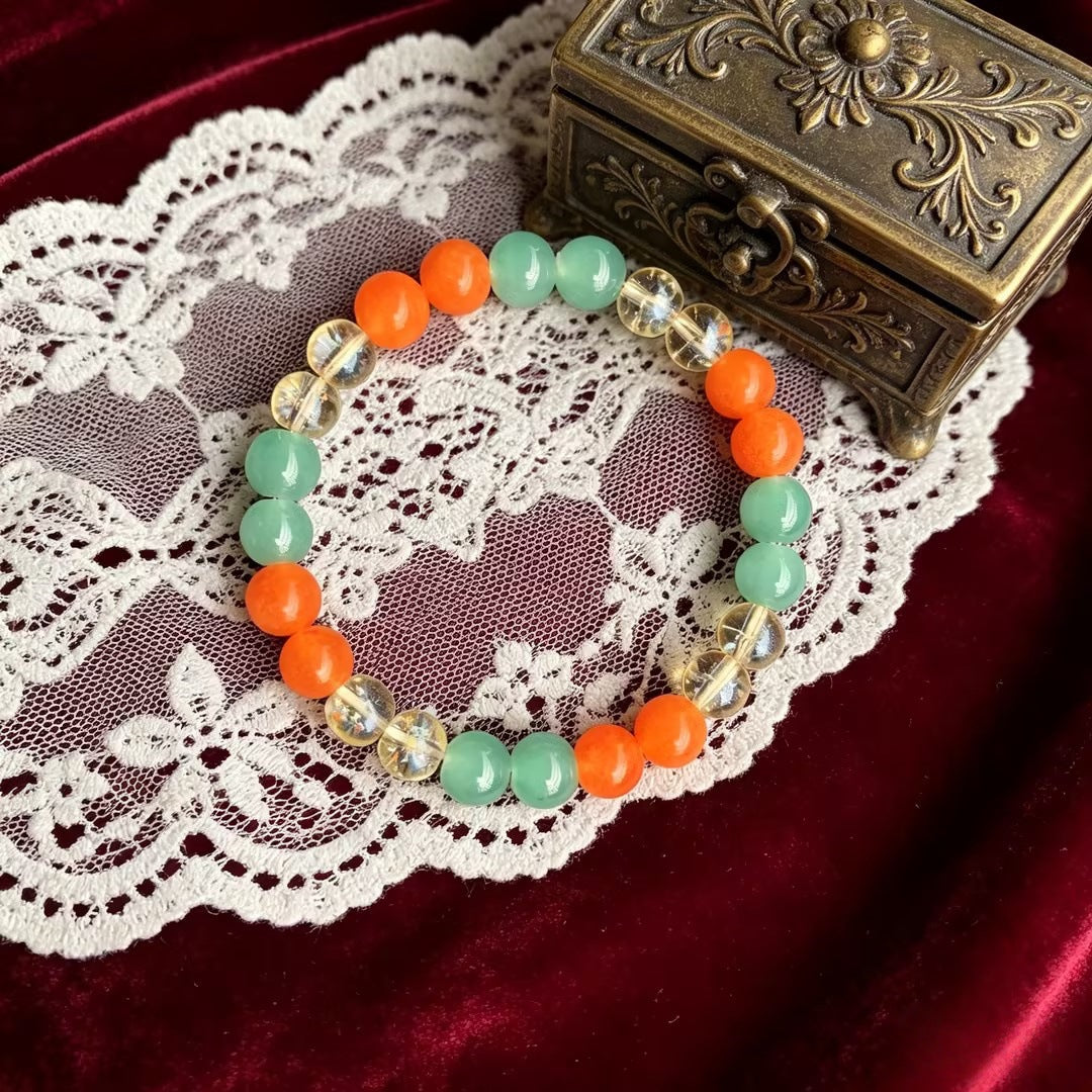 Wholesale Tiger Eye Stone Beaded Bracelet Natural Crystal Jewelry Accessory Trendy Unisex Gift