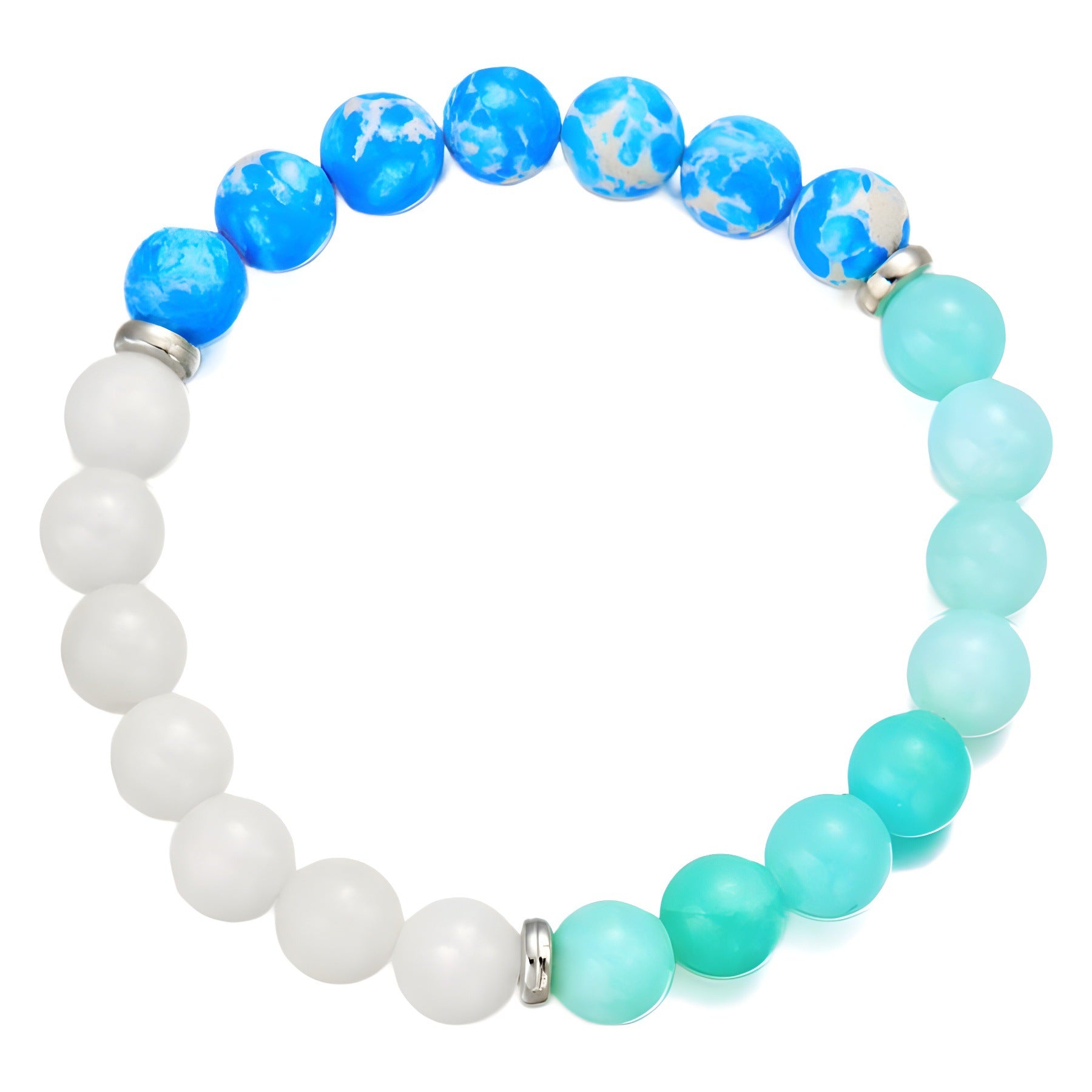 Wholesale Natural Stone Beaded Bracelet  Twelve Constellation  Paper Card Bracelet