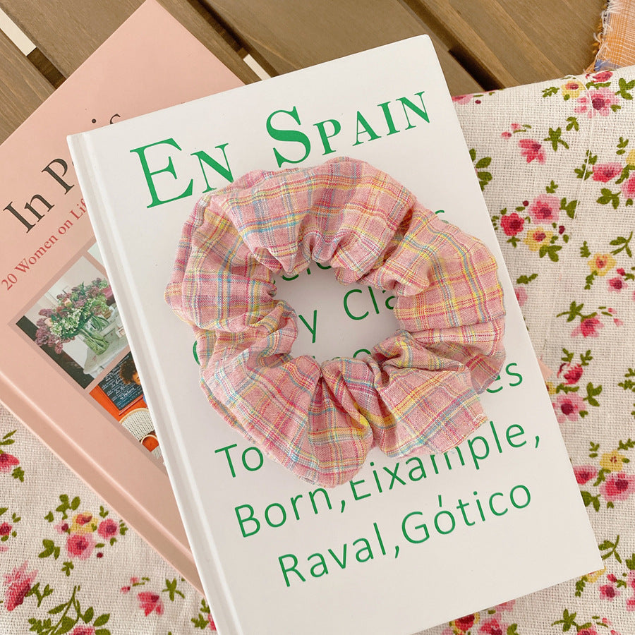 Wholesale Purple Mesh Hair Ties Large Intestine Hair Scrunchies ACC-HS-Weim001