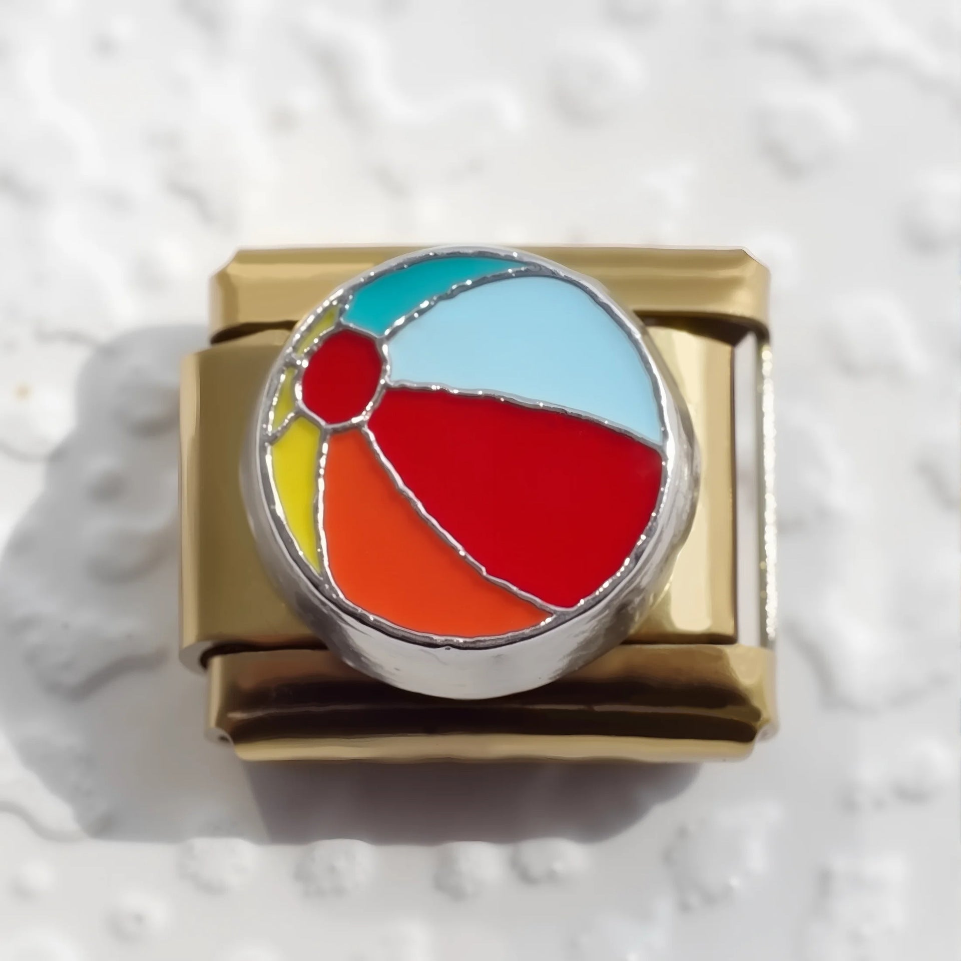 Wholesale 5pcs Italian Charm Bracelet 9mm DIY Splicing Sports Stainless Steel Composable Bracelet